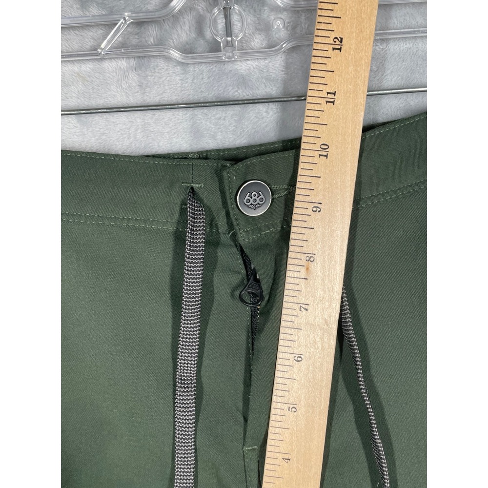 686 Everywhere Multi Shell Pants Mens 32x32 Olive Green Slim Fit DWR Techwear - Picture 6 of 10